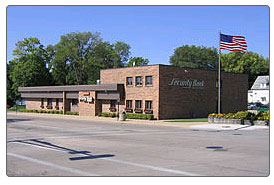 The Security Bank Minnesota building on Bridge Avenue in Albert Lea